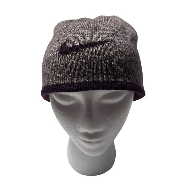 Nike Reversible Purple and Verigated Unisex Beanie - Picture 6 of 10